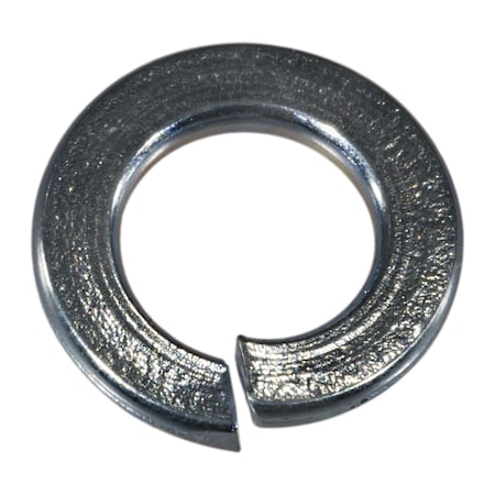 Midwest Fastener Split Lock Washer, For Screw Size 5 mm Steel, Zinc Plated Finish, 50 PK 73703